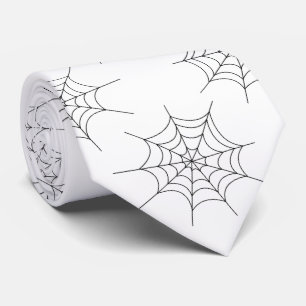 Corbata Halloween Spider Web