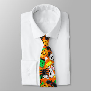 Corbata Halloween Spooky Candies Fiesta