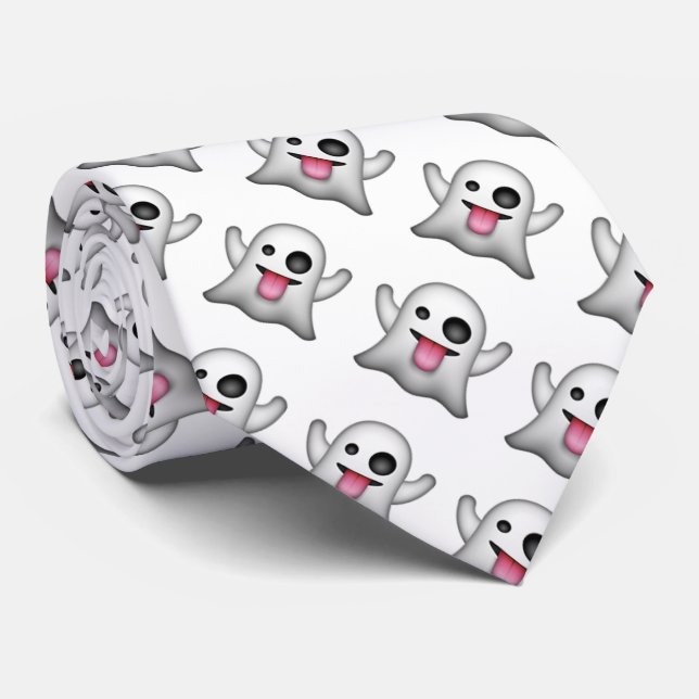 Corbata Halloween Tie/Cute Ghost (Enrollado)