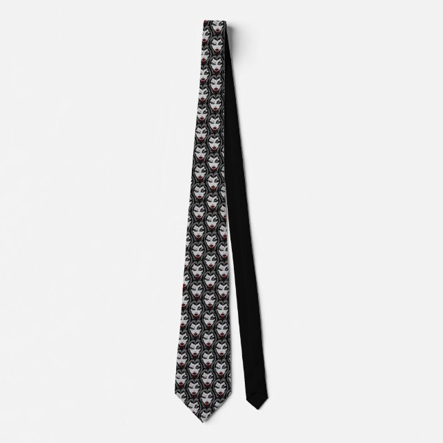 Corbata Halloween Ties Vampiro Halloween Neckties Personiz (Anverso)