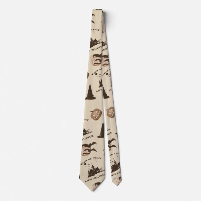 Corbata Halloween vintage (Anverso)