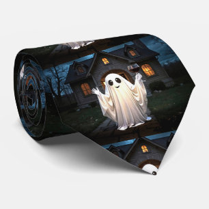 Corbata Halloween Wine Ghost Holiday Graciosa