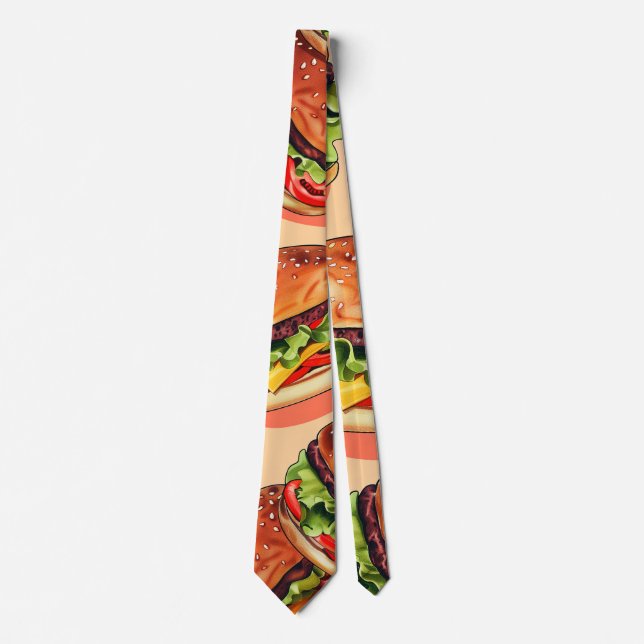 Corbata Hamburger Tie (Anverso)