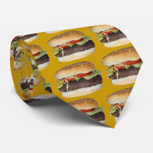Corbata Hamburguesa CAMBIABLE del OPUS en mostaza