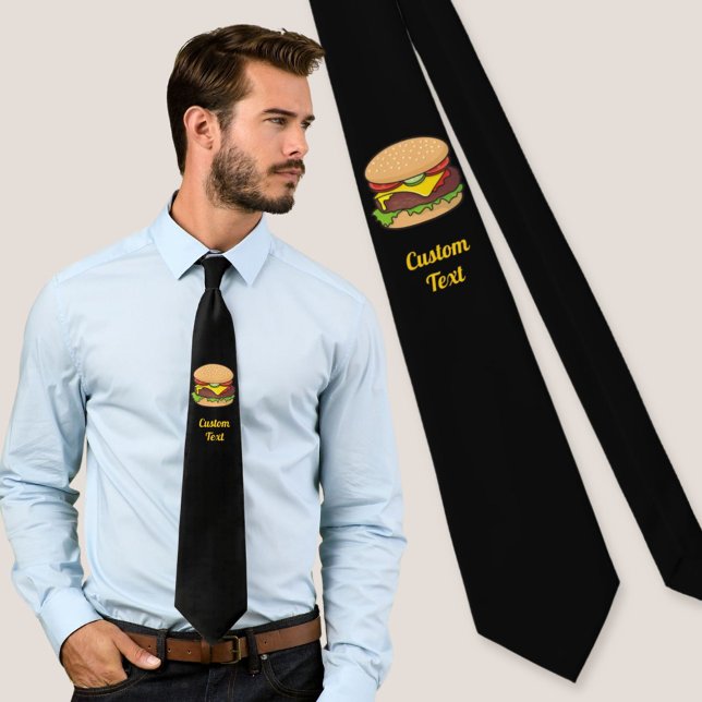 Corbata Hamburguesa de queso (Subido por el creador)