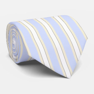 Corbata HAMbWG - Tie - Banda azul/crema/blanco/negro plate