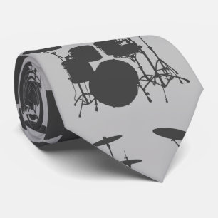 Corbata HAMbyWG - Juego de tambor gris