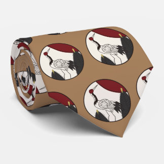 Corbata Hanafuda "Matsu-ni-tsuru"