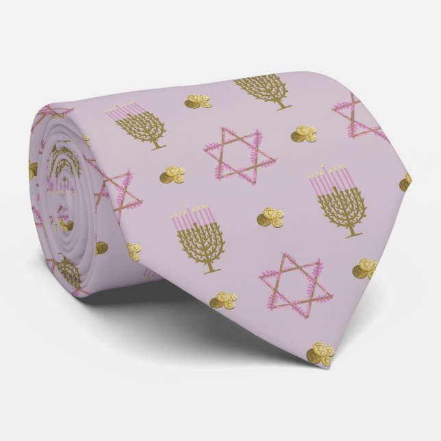 Corbata Hanukkah (Enrollado)
