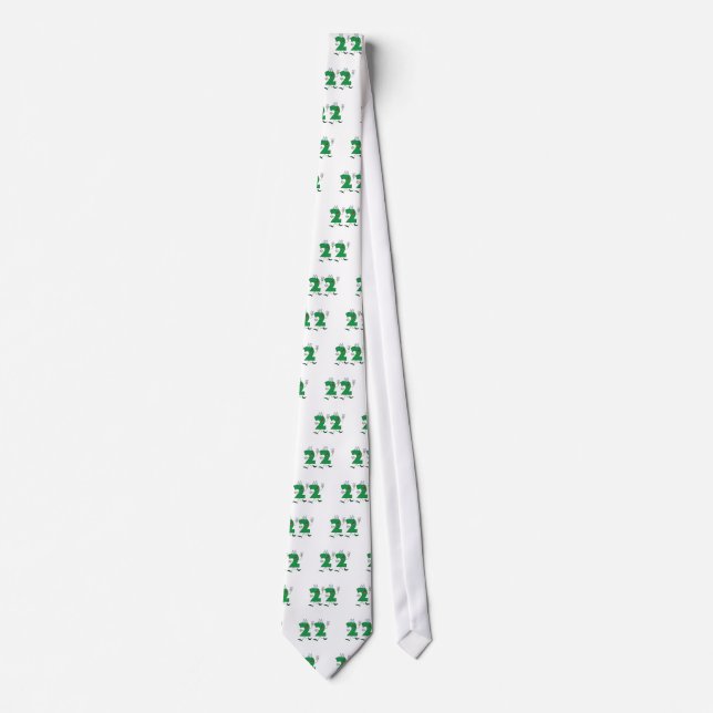 Corbata Happy Number 22 (Anverso)