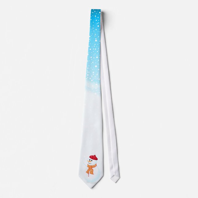 Corbata Happy Snowman Tie (Anverso)