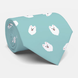 Corbata Happy Spitz Dog Neck Tie (Casa de la Moneda de Aqu