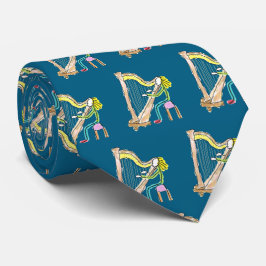 Corbata Harp Playing Stickman