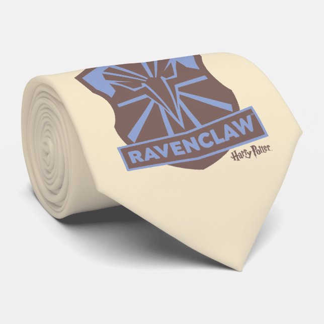 Corbata HARRY POTTER™ | Escudo Summer Magic RAVENCLAW™ (Enrollado)