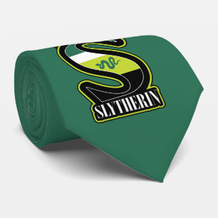 Corbata HARRY POTTER™   Insignia deportiva SLYTHERIN™