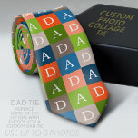 Corbata Hasta 8 fotos o mantener DAD<br><div class="desc">Para obtener los mejores resultados,  recortar las fotos en cuadrados antes de subirlas. Usa tu foto o fotos favoritas para hacer un toque divertido para compartir con la familia. Esto incluye una combinación de tus 8 fotos favoritas. Hay otras combinaciones disponibles en nuestra tienda.</div>