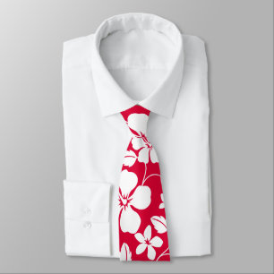 CORBATA HAWAIIAN HULA (HIBISCUS) RED