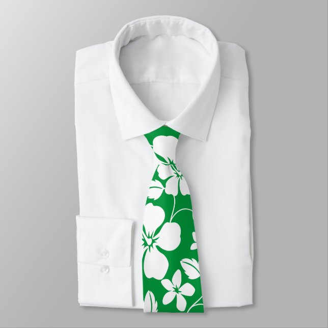 CORBATA HAWAIIAN HULA (VERDE) (Atado)