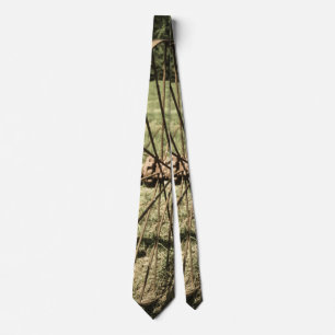 Corbata Hay Rake Wheel Aged Neck Tie