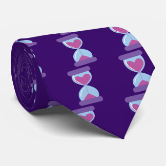 Corbata Heart Hourglass