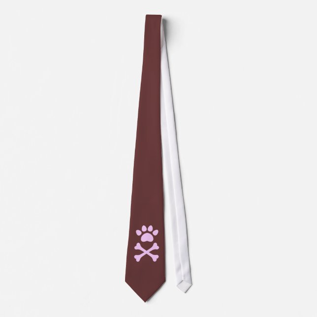 Corbata Heart Paw & Crossbone (Anverso)