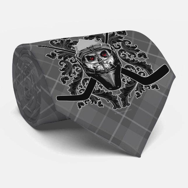 Corbata Hellish Hockey Goalie (Enrollado)