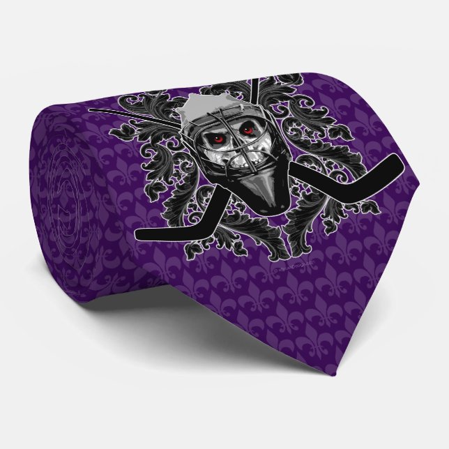 Corbata Hellish Hockey Goalie Tie (Enrollado)