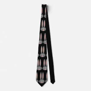 Corbata Hembra de Pascua Black Gray Pattern Mens