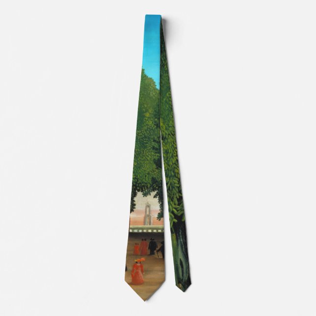 Corbata Henri Rousseau, Avenida en el parque en Saint Clou (Anverso)