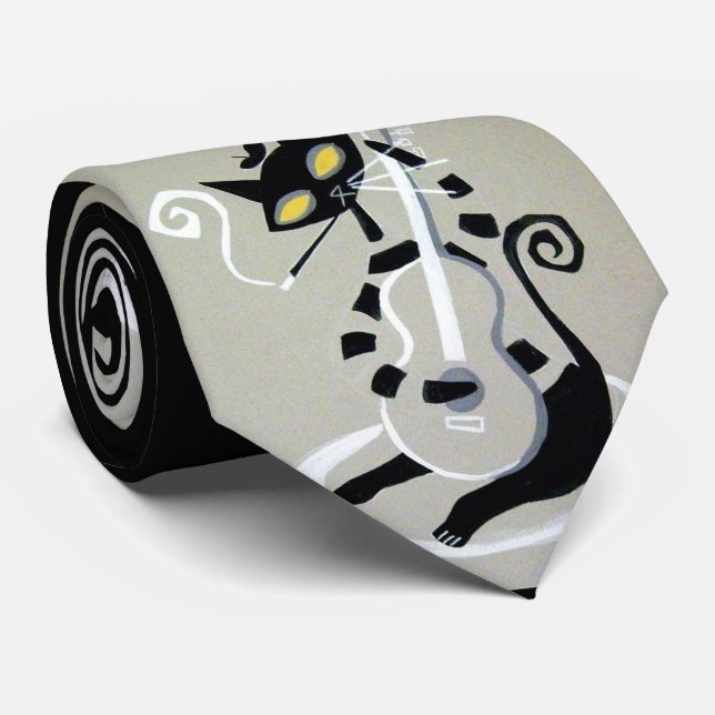 Corbata hep cat print (Enrollado)