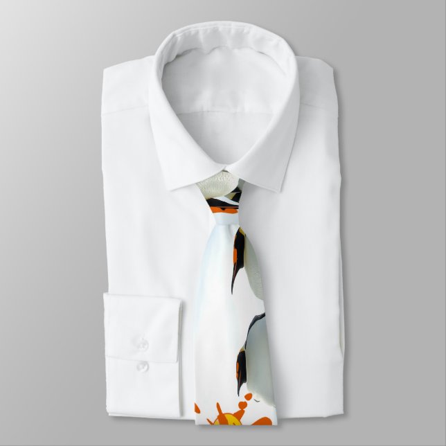 Corbata Hermanos Blues En Naranja - Personalizado (Atado)