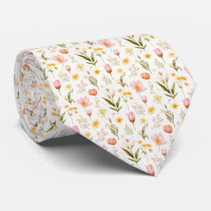 Corbata Hermosa floral veraniega colorida