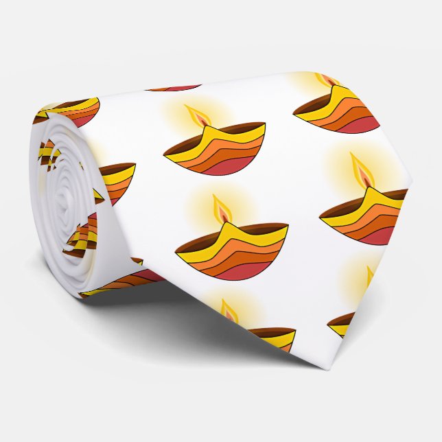 Corbata Hermosa lámpara Diwali luminosa (Enrollado)
