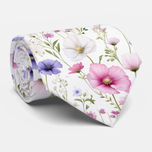 Corbata Hermosa marea de cuello floral de verano