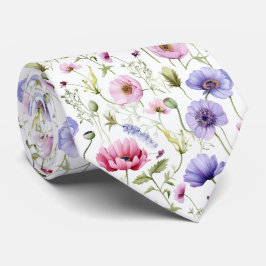 Corbata Hermosa marea de cuello floral de verano
