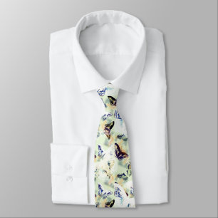 Corbata Hermosa mariposa con estilo