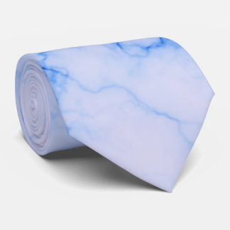 Corbata Hermosa textura de mármol azul