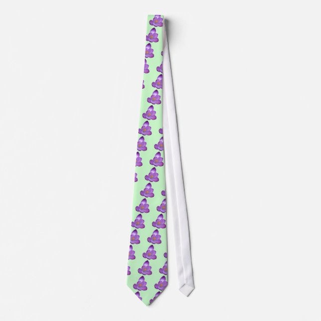 Corbata Hermoso Crocus Tie (Anverso)