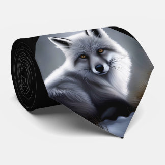 Corbata Hermoso Fox plateado