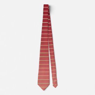 Corbata Hermoso Red-Gold Elegante