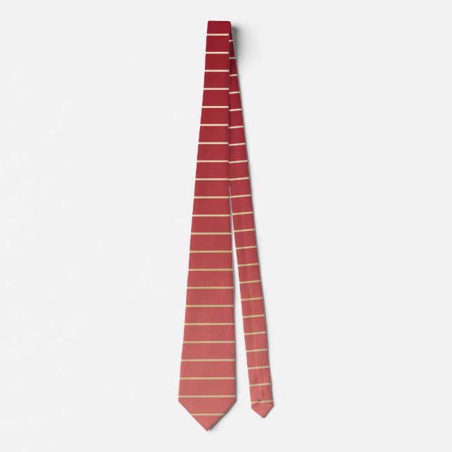 Corbata Hermoso Red-Gold Elegante (Anverso)