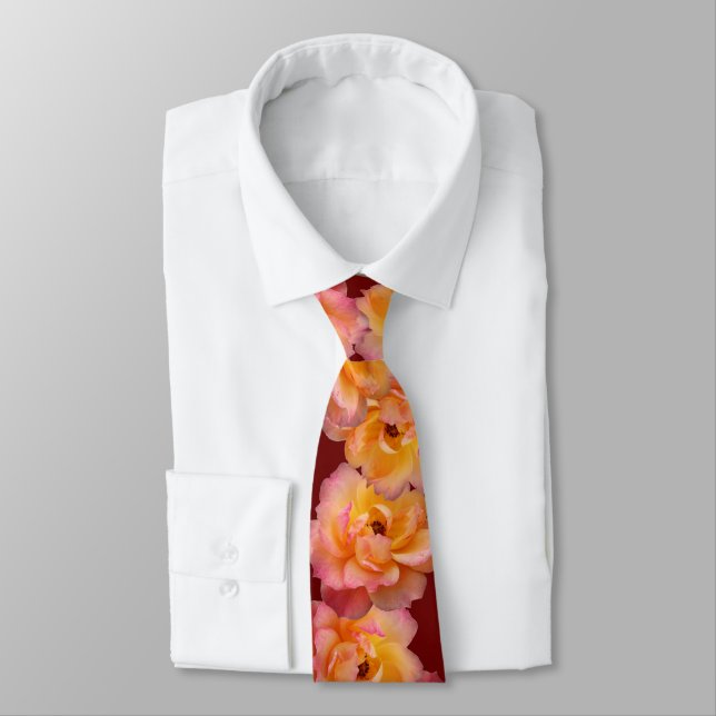 Corbata Hermosos Rosas (Atado)