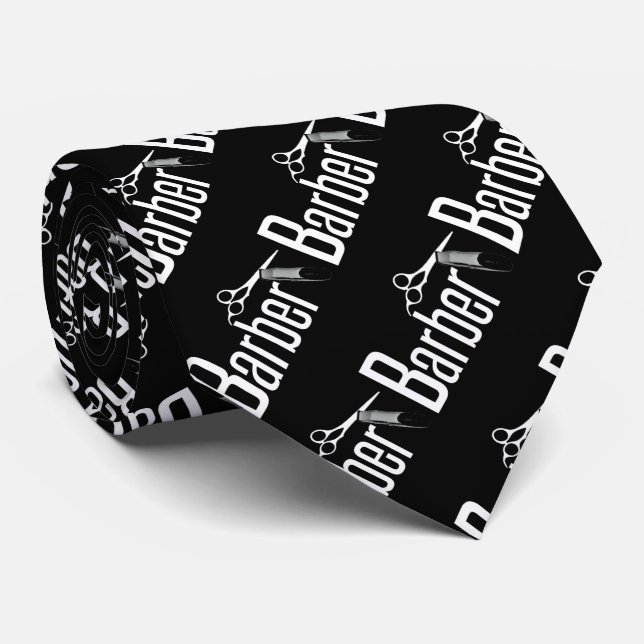 Corbata Herramientas de Barbería (Enrollado)