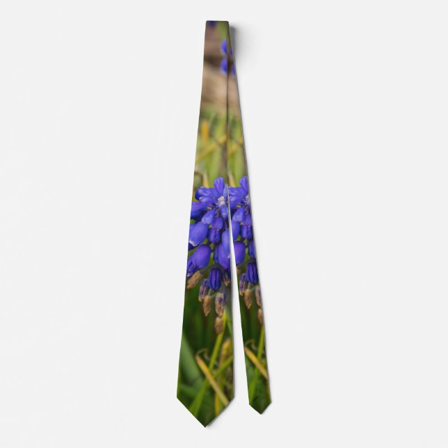Corbata Hiacintos de uva (Anverso)