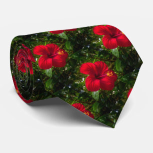 Corbata "Hibisco Afortunado"