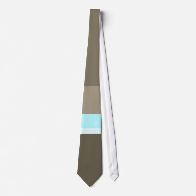 Corbata hielo-taupe (Anverso)