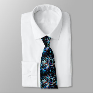 Corbata Hierbas salvajes coloreadas artísticas únicas en