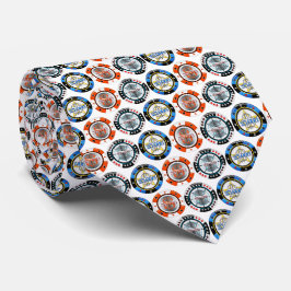 Corbata High Roller Poker Chips White Tie