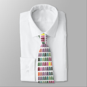 Corbata Hilo de tejer ganchillo colorido