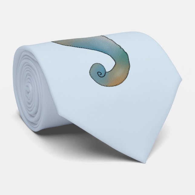 Corbata Hipocampo (Enrollado)